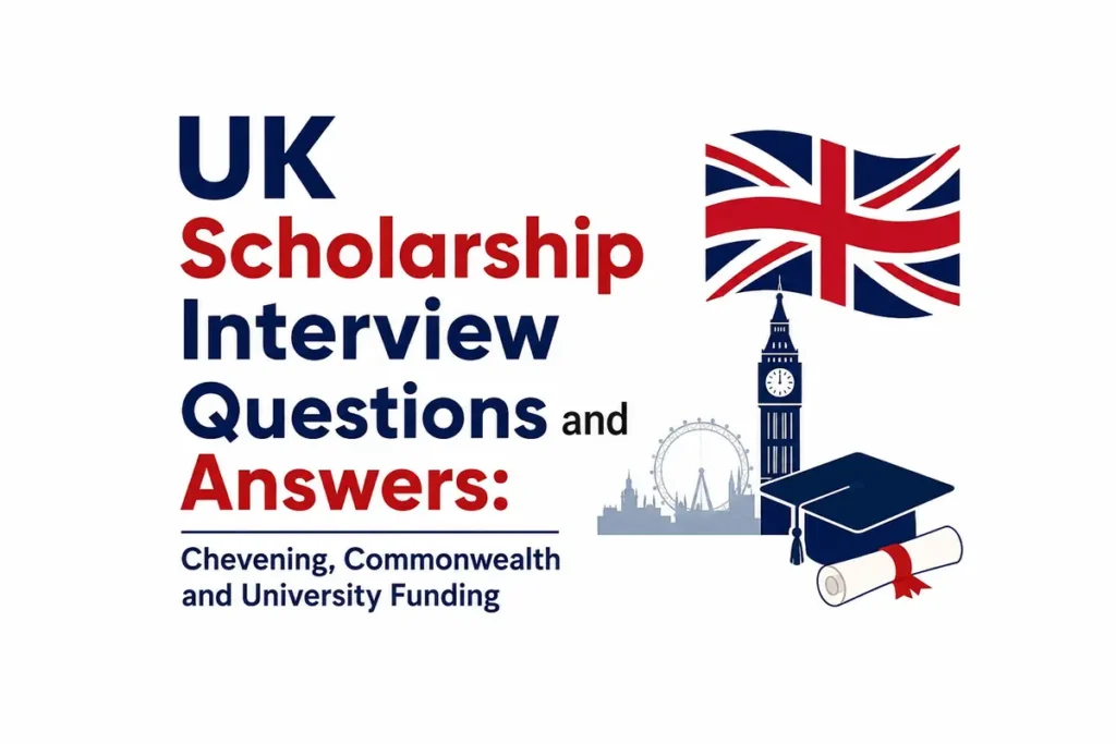 UK Scholarship Interview Questions and Answers: Chevening, Commonwealth and University Funding